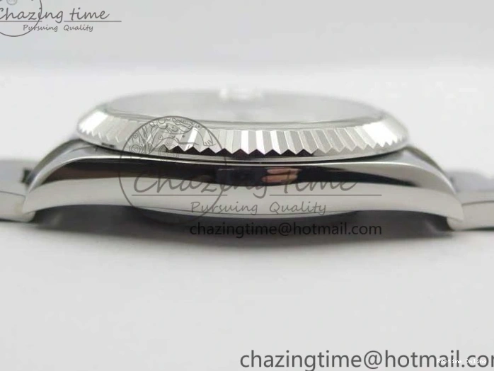 0406 Sporty DateJust 126334 SS Noob 1:1 904L Best Edition Blue Dial Diamond on Oyster Bracelet A 3164